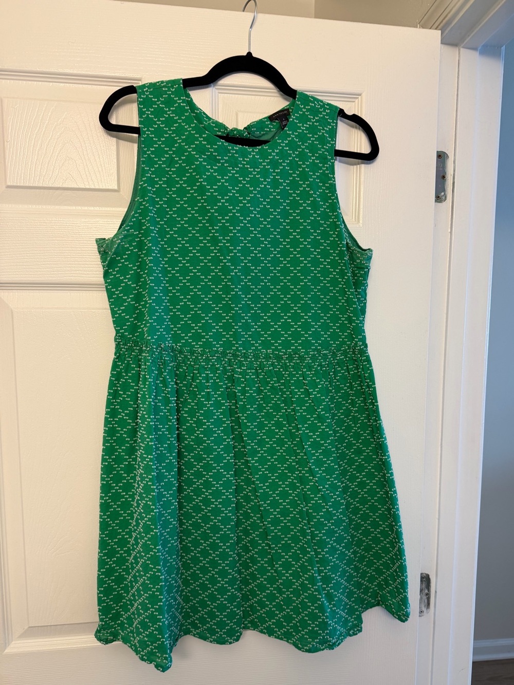 Green and white Ann Taylor dress